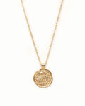 Athenian Owl Coin Necklace Pendant In Sterling Silver